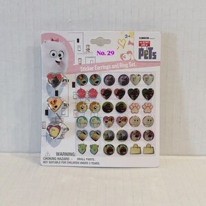 The Secret Life of Pets Sticker Earrings and Rings Set